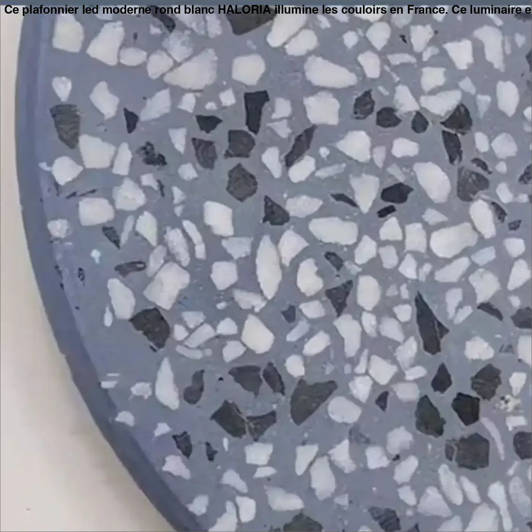 Applique murale ronde terrazzo coloré avec éclairage led moderne

