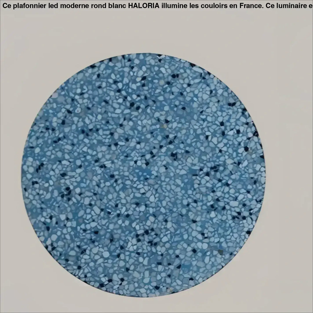 Applique murale ronde terrazzo coloré avec éclairage led moderne