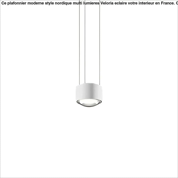 Suspension contemporaine dorée à lignes lumineuses fines moderne
