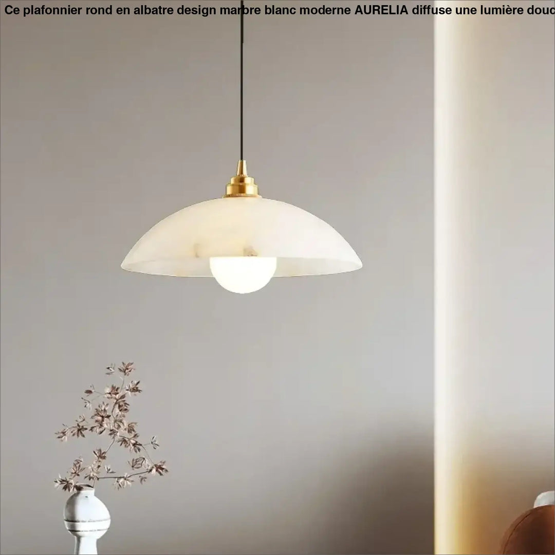Suspension en marbre élégance minimaliste style raffiné