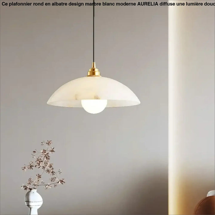 Suspension en marbre élégance minimaliste style raffiné