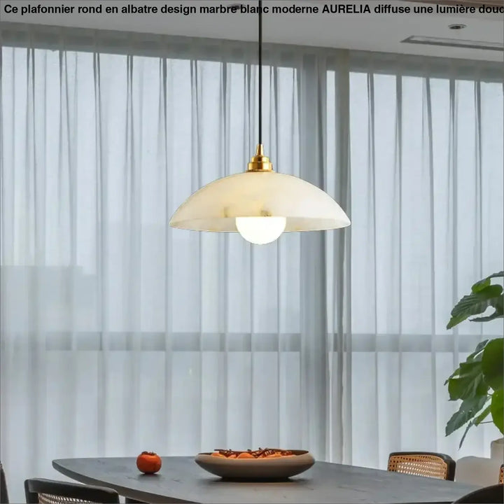 Suspension en marbre élégance minimaliste style raffiné