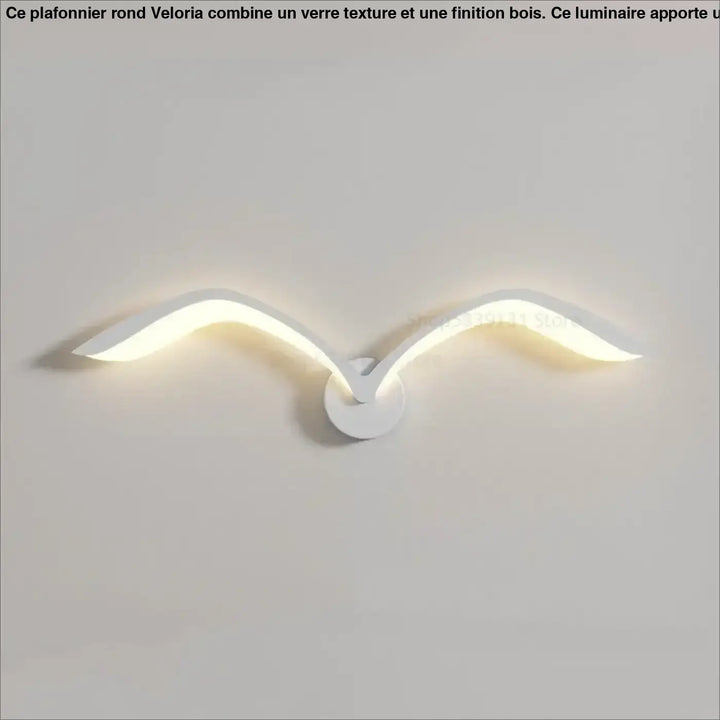 Applique murale design moderne en forme d’ailes élégant