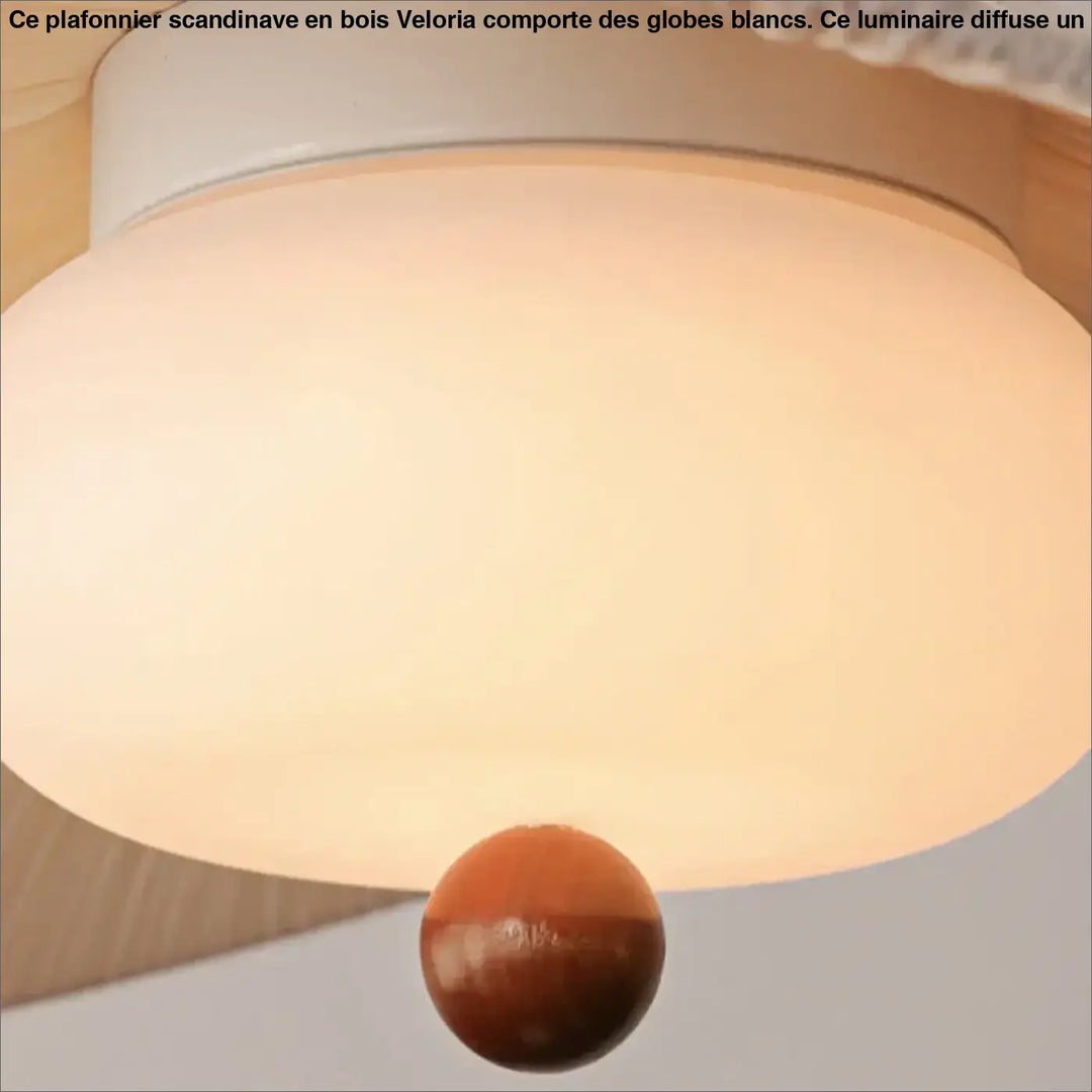 Suspension luminaire en fibre avec design ondulé au style naturel