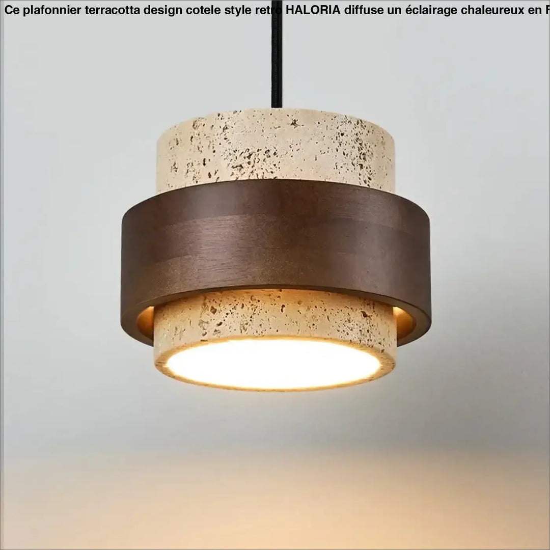 Suspension Travertin Et Bois Moderne Pour Ambiance Zen

