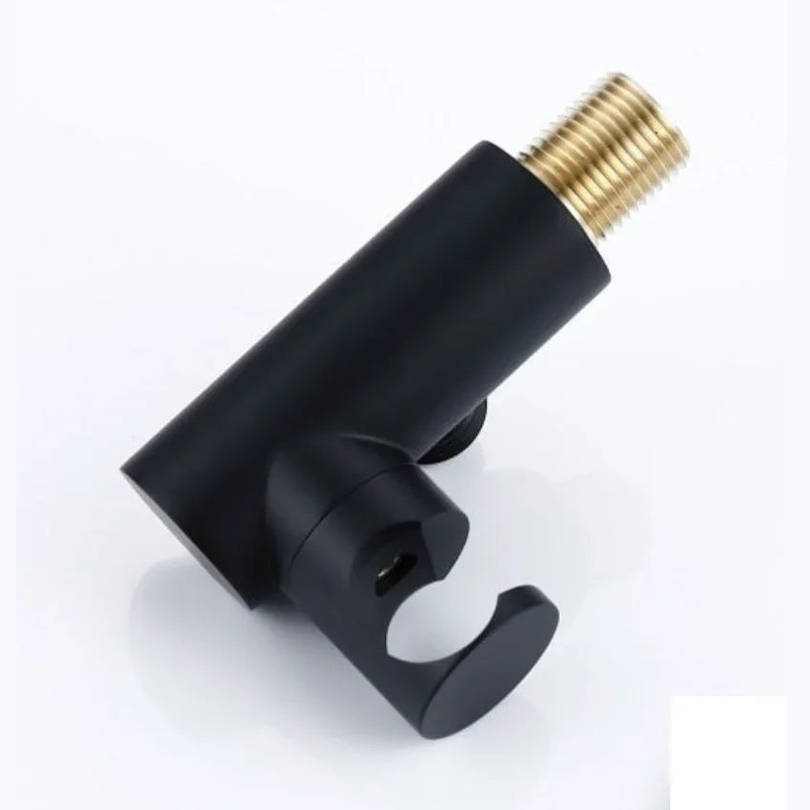 Support de douchette noir mate