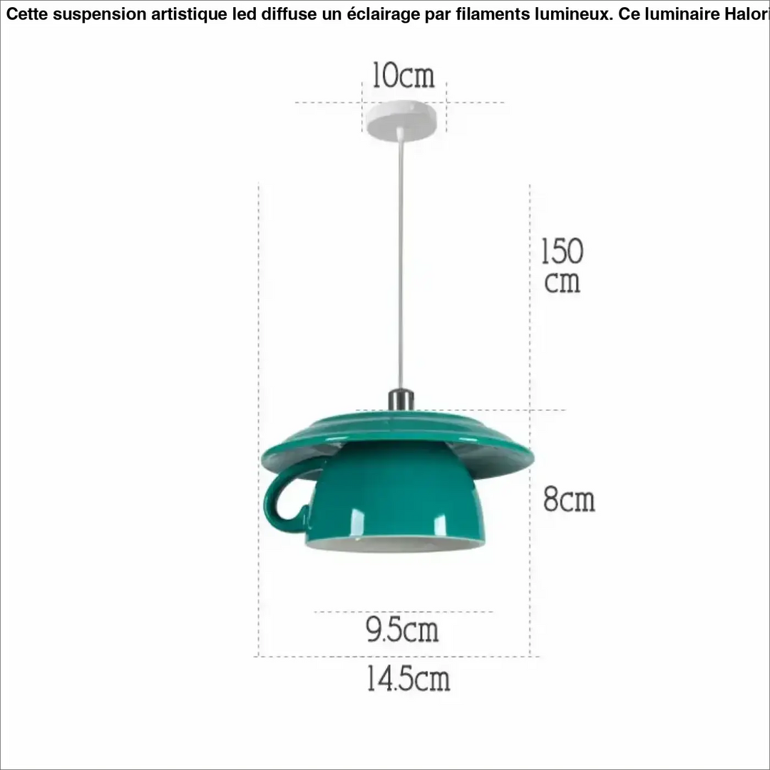 Suspension tasse design original moderne élégante