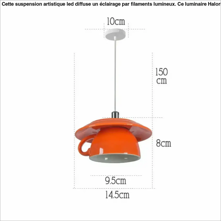 Suspension tasse design original moderne élégante