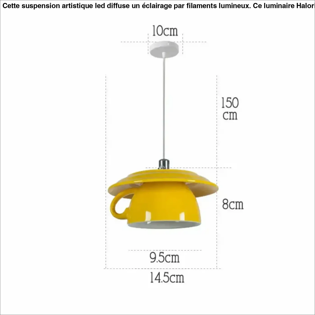 Suspension tasse design original moderne élégante
