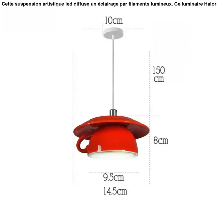 Suspension tasse design original moderne élégante