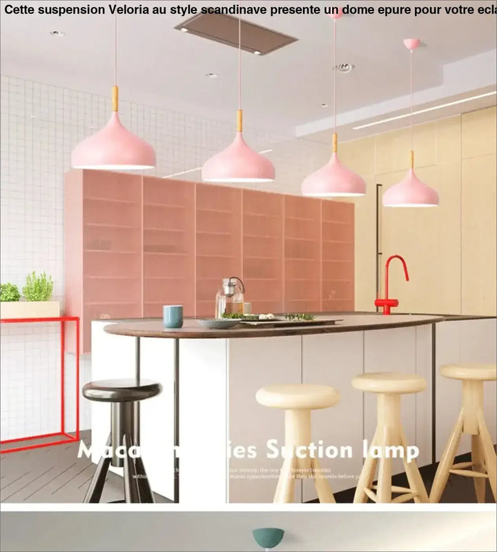 New Modern Pendant Lamps Macaroon Chandelier for Restaurant Bedroom Hanging Lights Aluminum Single Chandelier Office