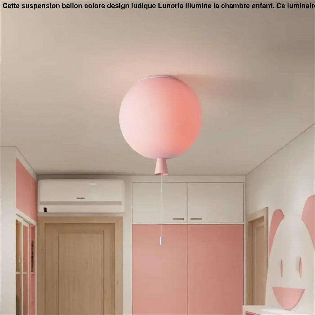 Suspension Ballon Coloré Design Ludique Idéal Chambre Enfant Moderne
