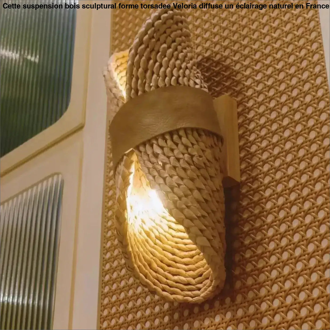 Applique artisanale décorative moderne beige chic