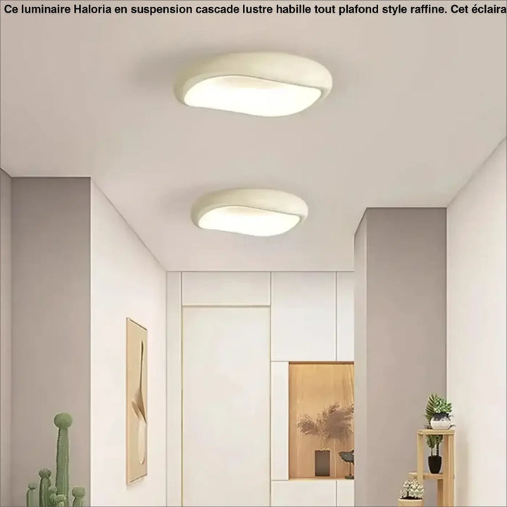 Plafonnier LED Moderne Rond Blanc Pour Couloir Ou Entrée

