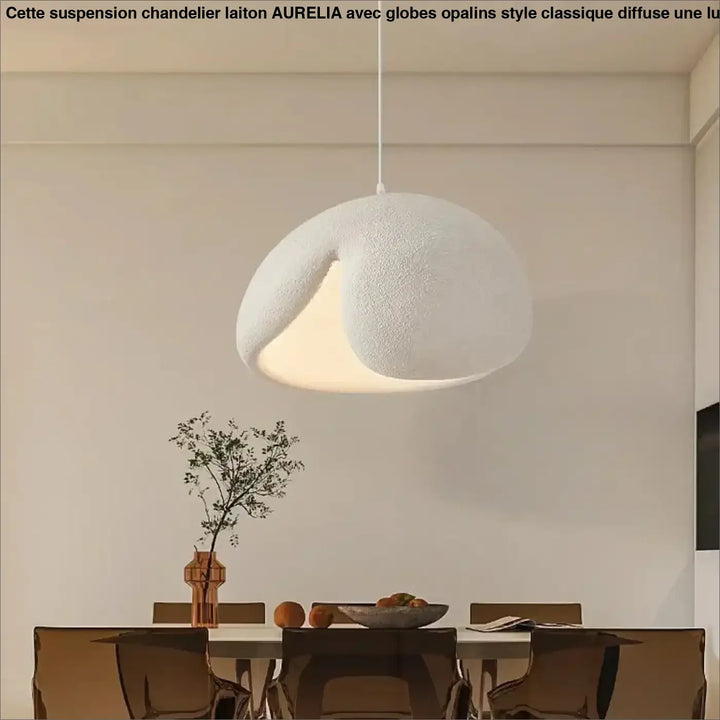 Suspension Design Moderne Ouverture Asymétrique Dorée


