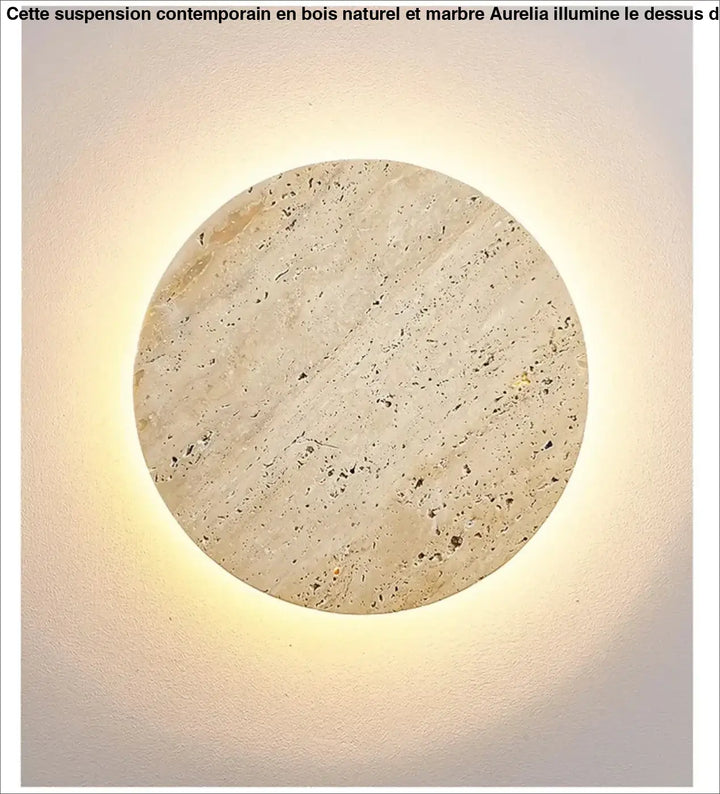 Luminaire extérieur waterproof moderne en pierre naturelle design