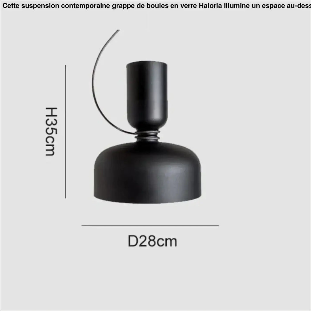 Suspension luminaire contemporaine blanche au style scandinave