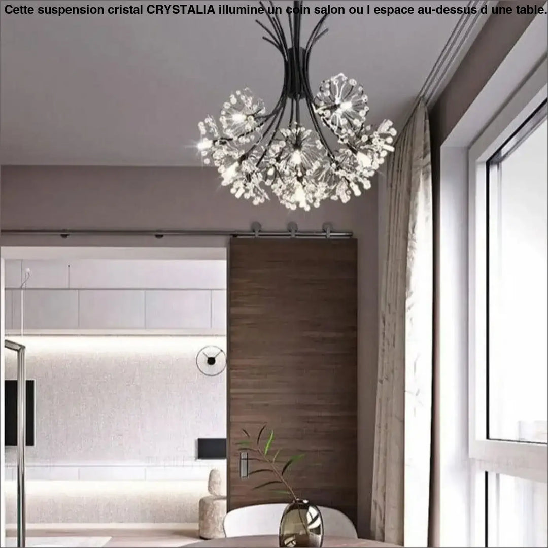 Suspension Cristal Élégance Contemporaine