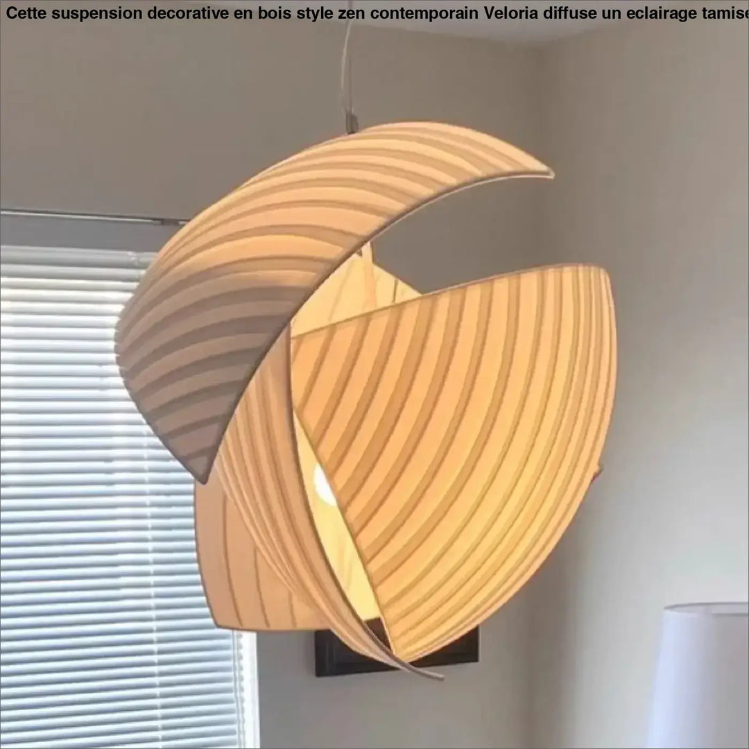 Suspension luminaire japonaise en tissu blanc élégant