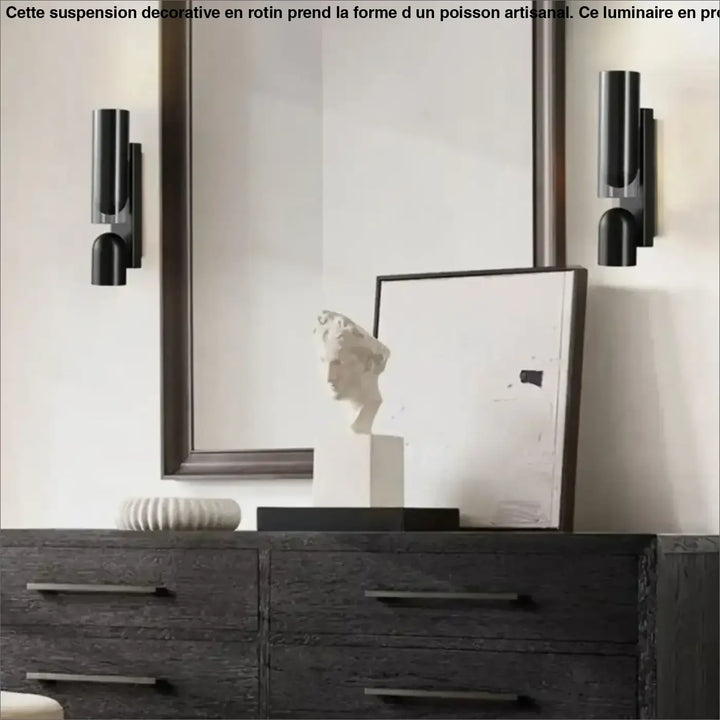 Nordic Postmodern Wall Lamp For Living Room Dining Room Creative Design Rotating Adjustable Bedside Aisle Decor Wall