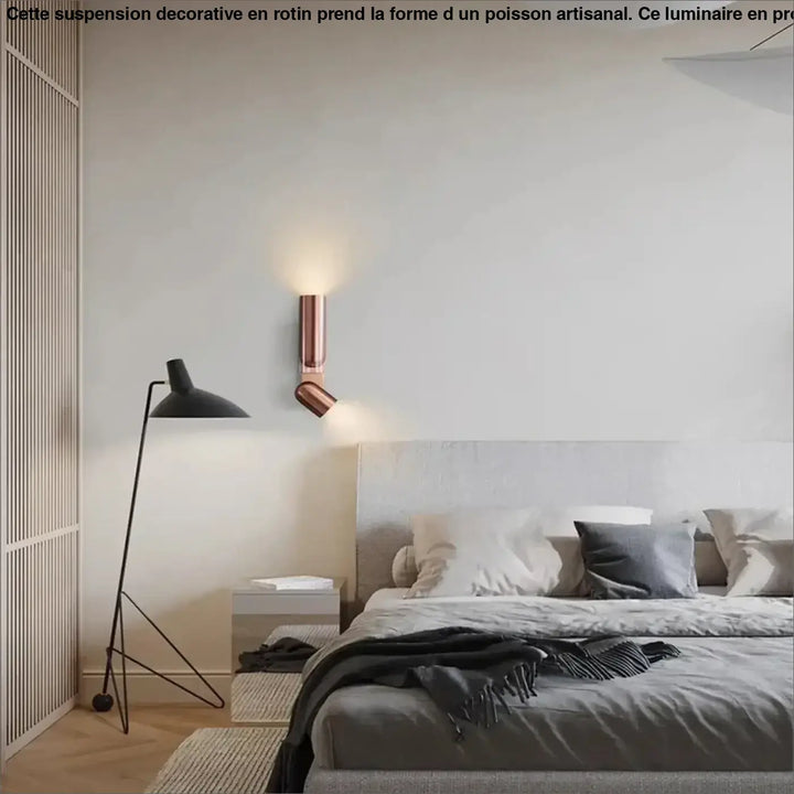 Nordic Postmodern Wall Lamp For Living Room Dining Room Creative Design Rotating Adjustable Bedside Aisle Decor Wall