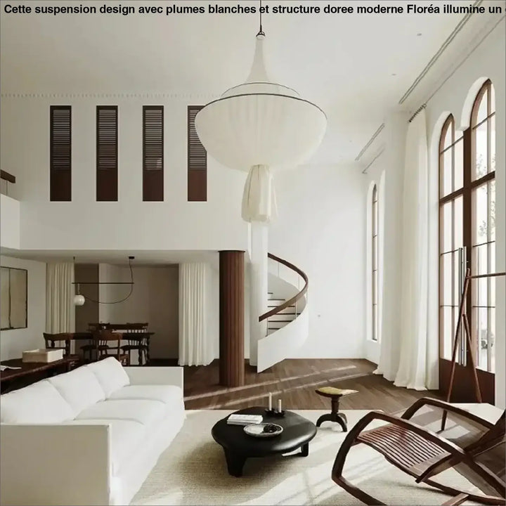 Suspension luminaire plissée inspiration lanterne décorative

