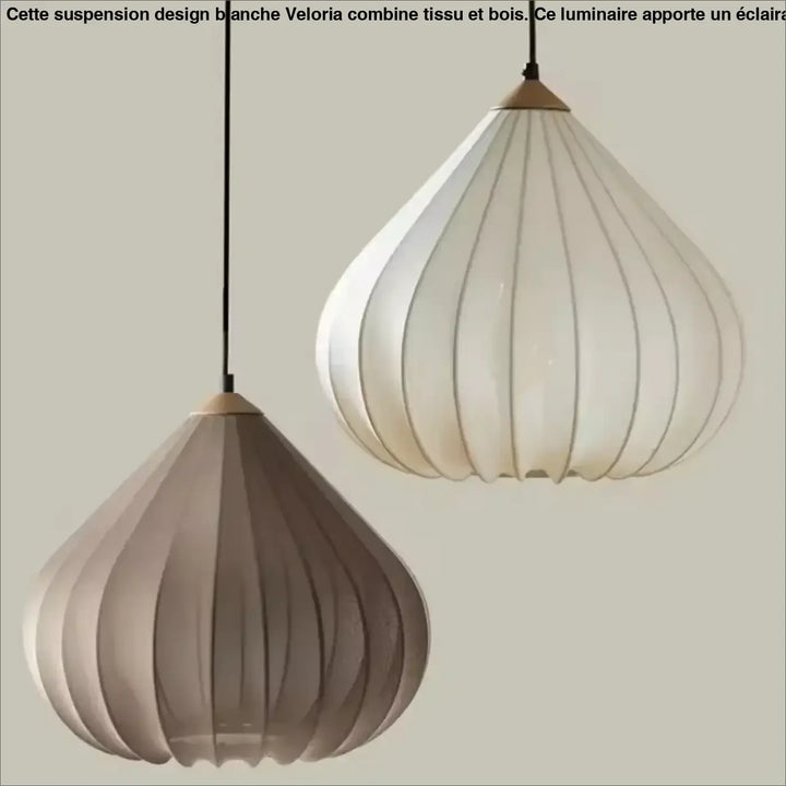 Suspension Luminaire Moderne en Papier Sculpté Design Élégant


