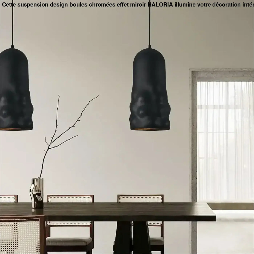 Suspension Luminaire moderne tube en verre sculpté

