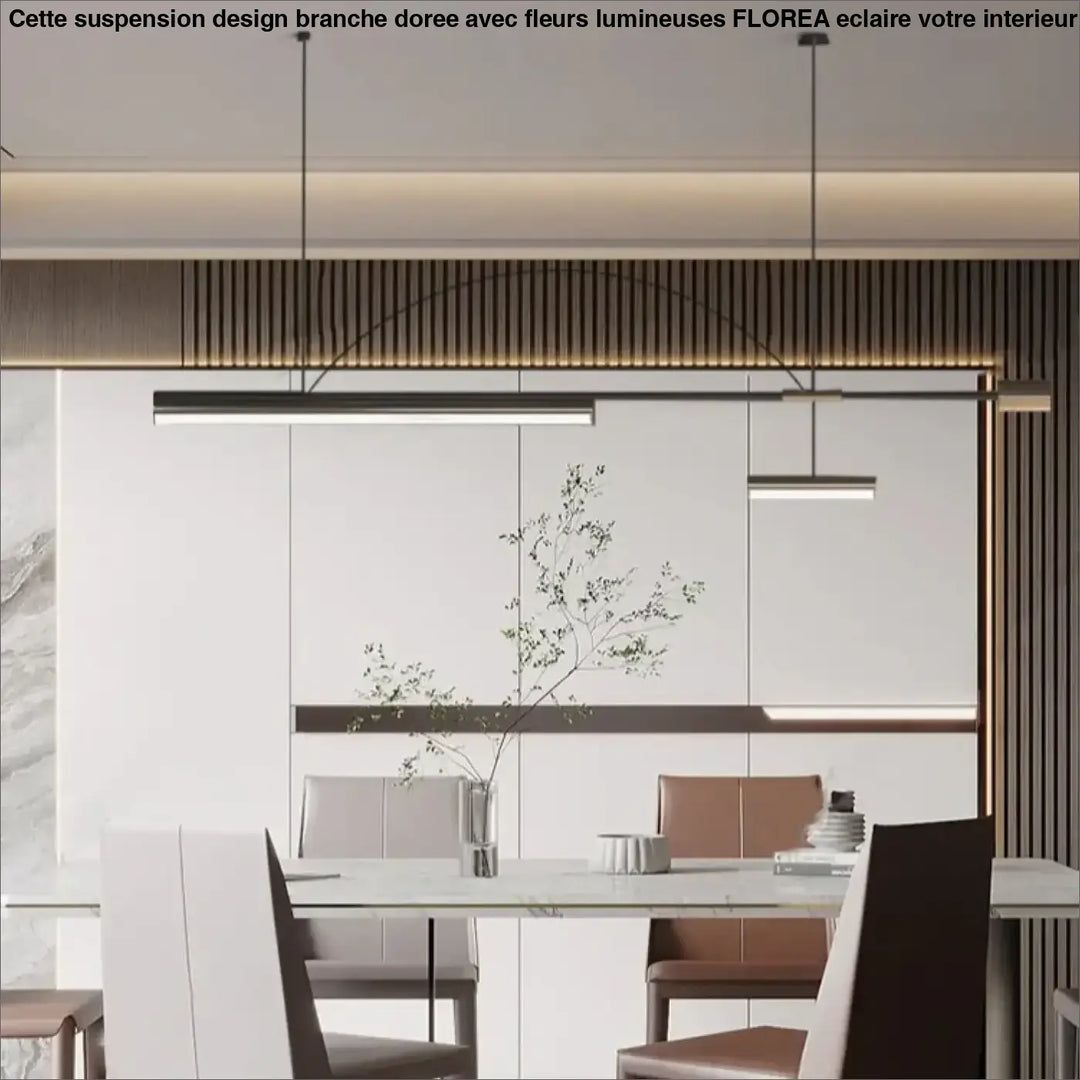 Suspension Design Moderne Métal Trois Lampes Style Chic