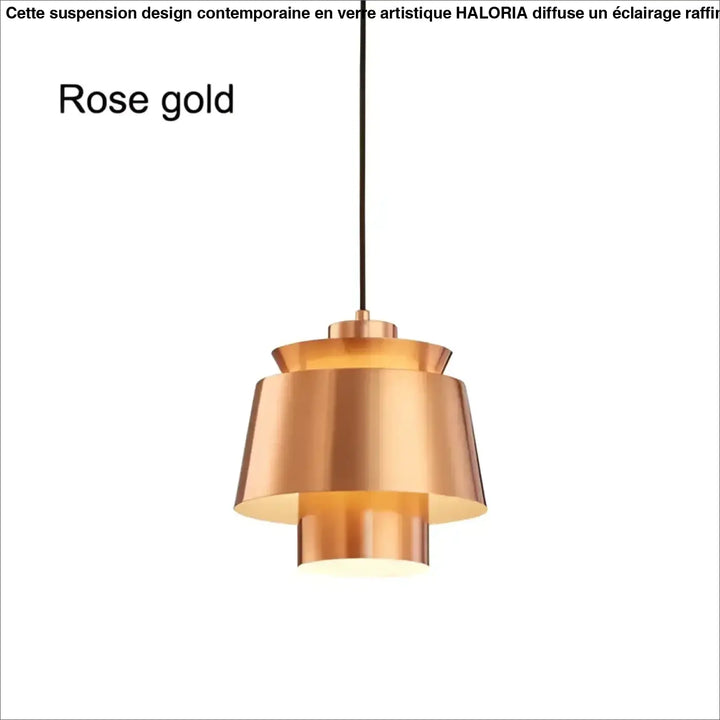 Suspension luminaire design moderne en métal coloré design