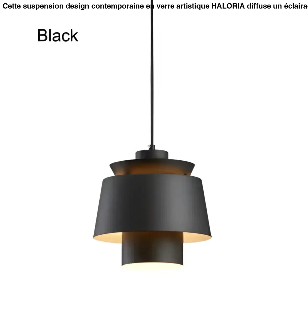 Suspension luminaire design moderne en métal coloré design
