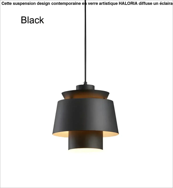 Suspension luminaire design moderne en métal coloré design