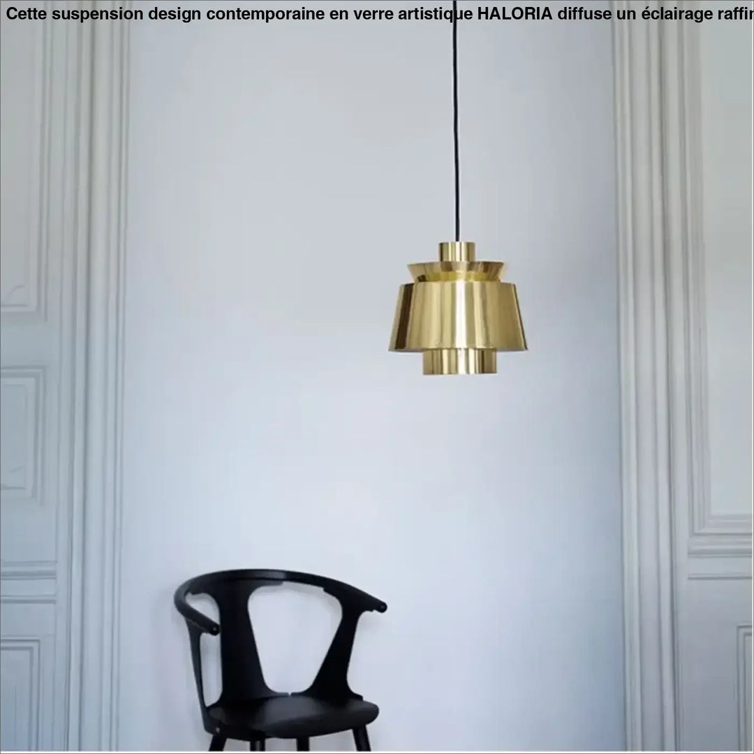 Suspension luminaire design moderne en métal coloré design
