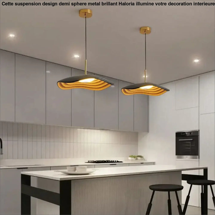 Suspension luminaire au design italien pour cuisine tendance

