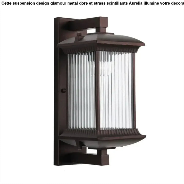 Applique Murale Extérieure Classique Style Lanterne Jardin

