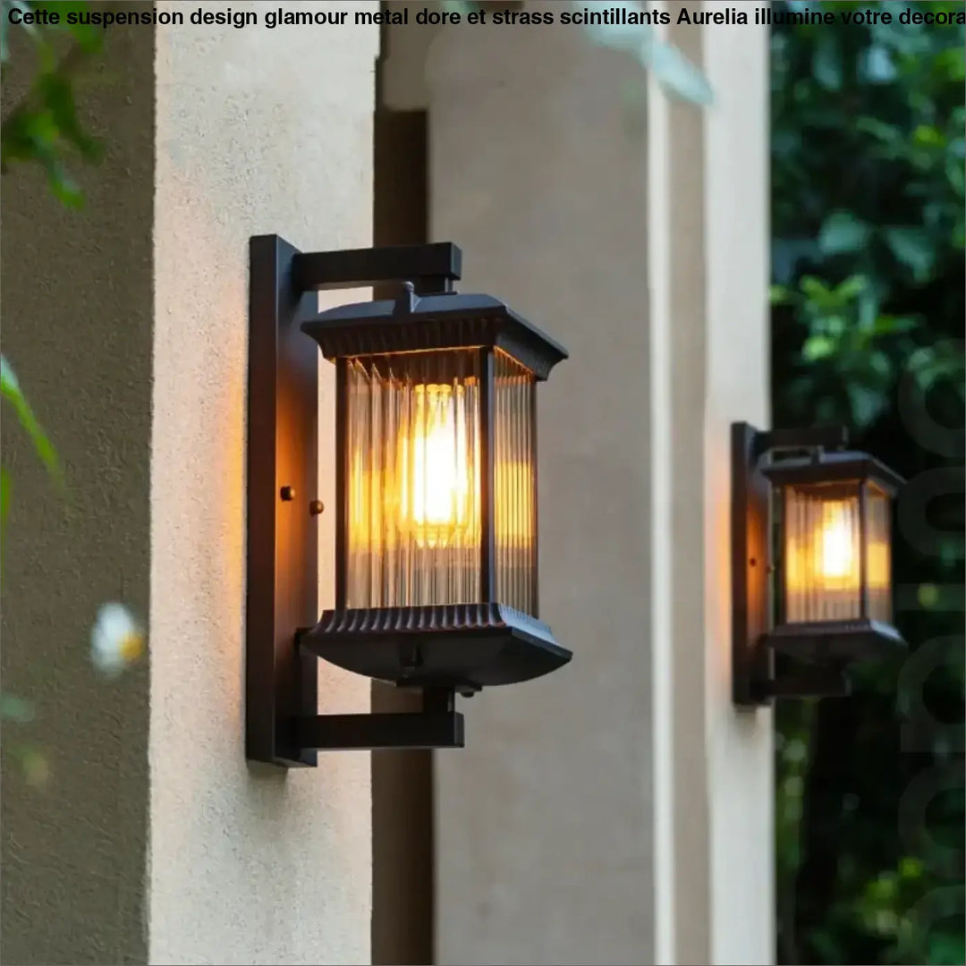 Applique Murale Extérieure Classique Style Lanterne Jardin


