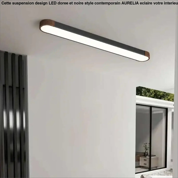 Plafonnier led bois minimaliste éclairage naturel chic style