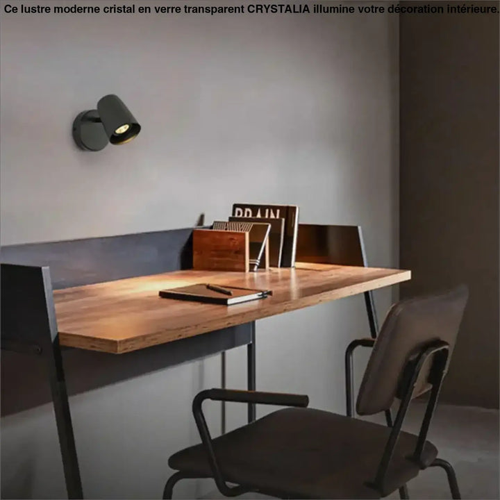 Applique Murale Design Orientable Cylindre Élégant