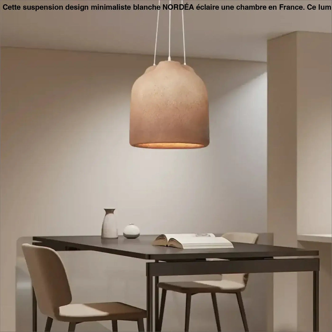 Suspension Design En Céramique Noire Ou Beige Élégante

