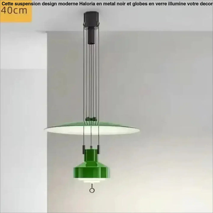 Suspension à diffuseur circulaire style contemporain
