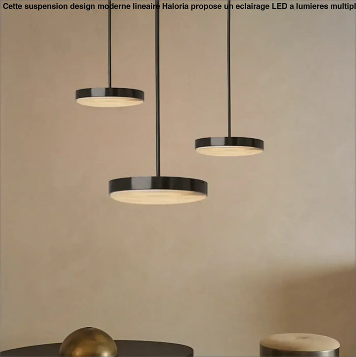 Suspension luminaire en métal avec lampe en marbre design