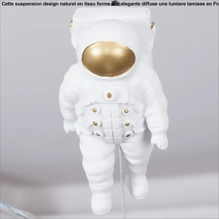 Suspension enfant fusée et astronautes design original noir