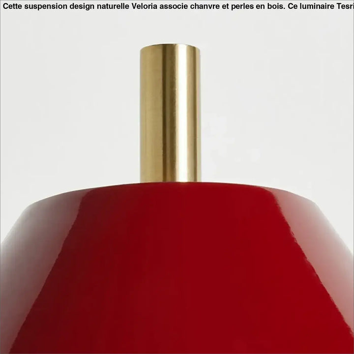 Suspension luminaire en métal style contemporain chic
