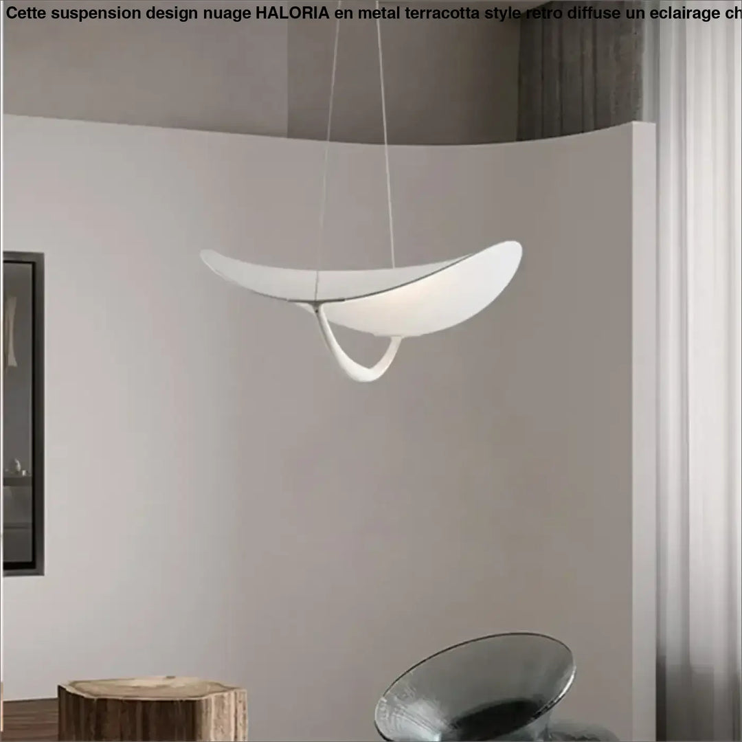 Suspension Atypique En Courbe Flottante Style Moderne

