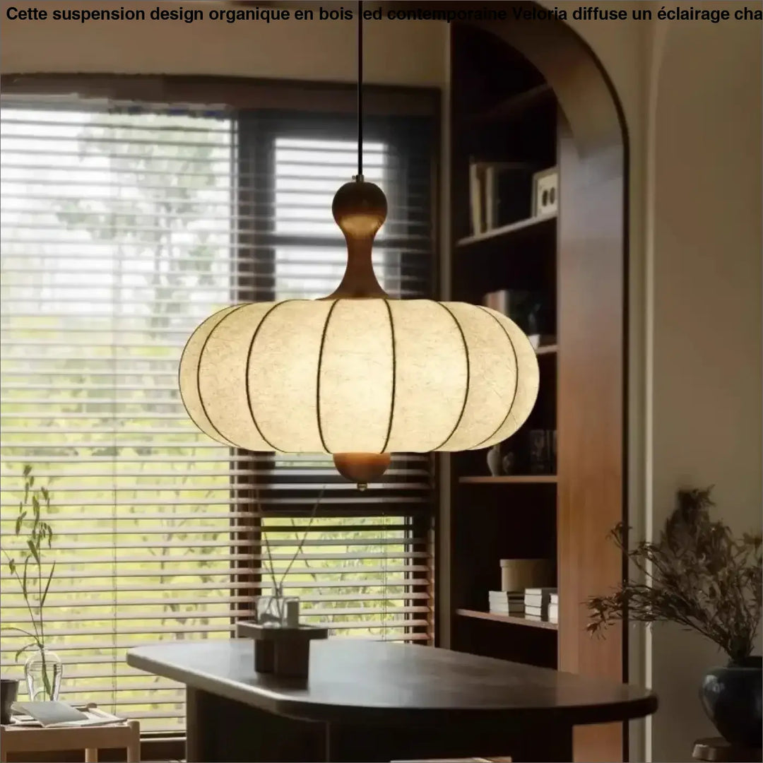 Suspension luminaire en papier blanc inspirée du style japonais