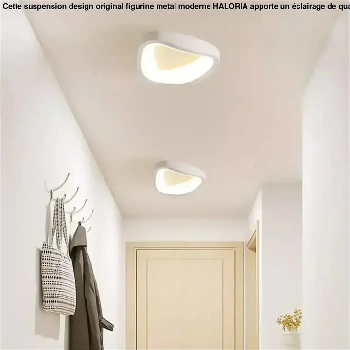 Plafonnier led style minimaliste pour entrée et couloir chic