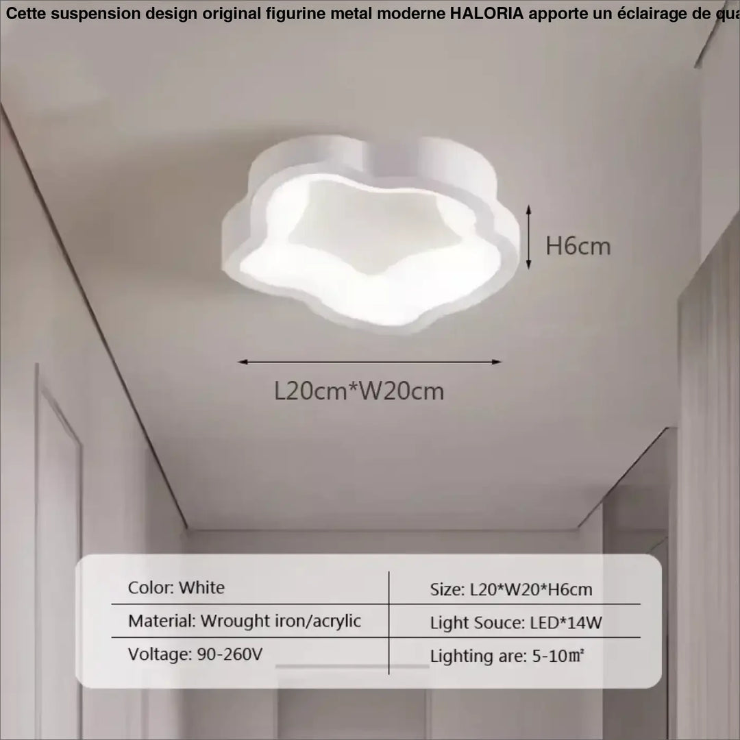 Plafonnier led style minimaliste pour entrée et couloir chic