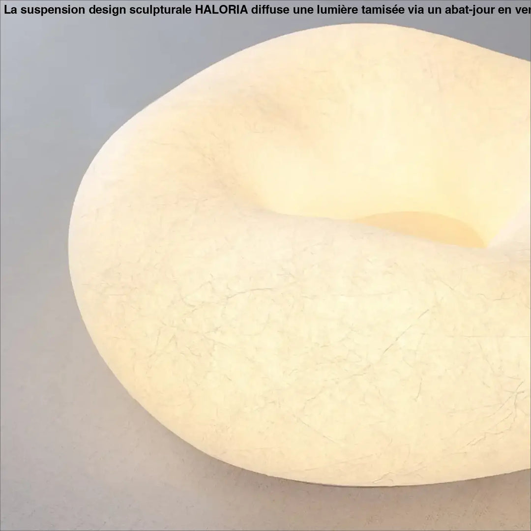 Plafonnier Sculptural En Forme Libre Style Nuage Crème

