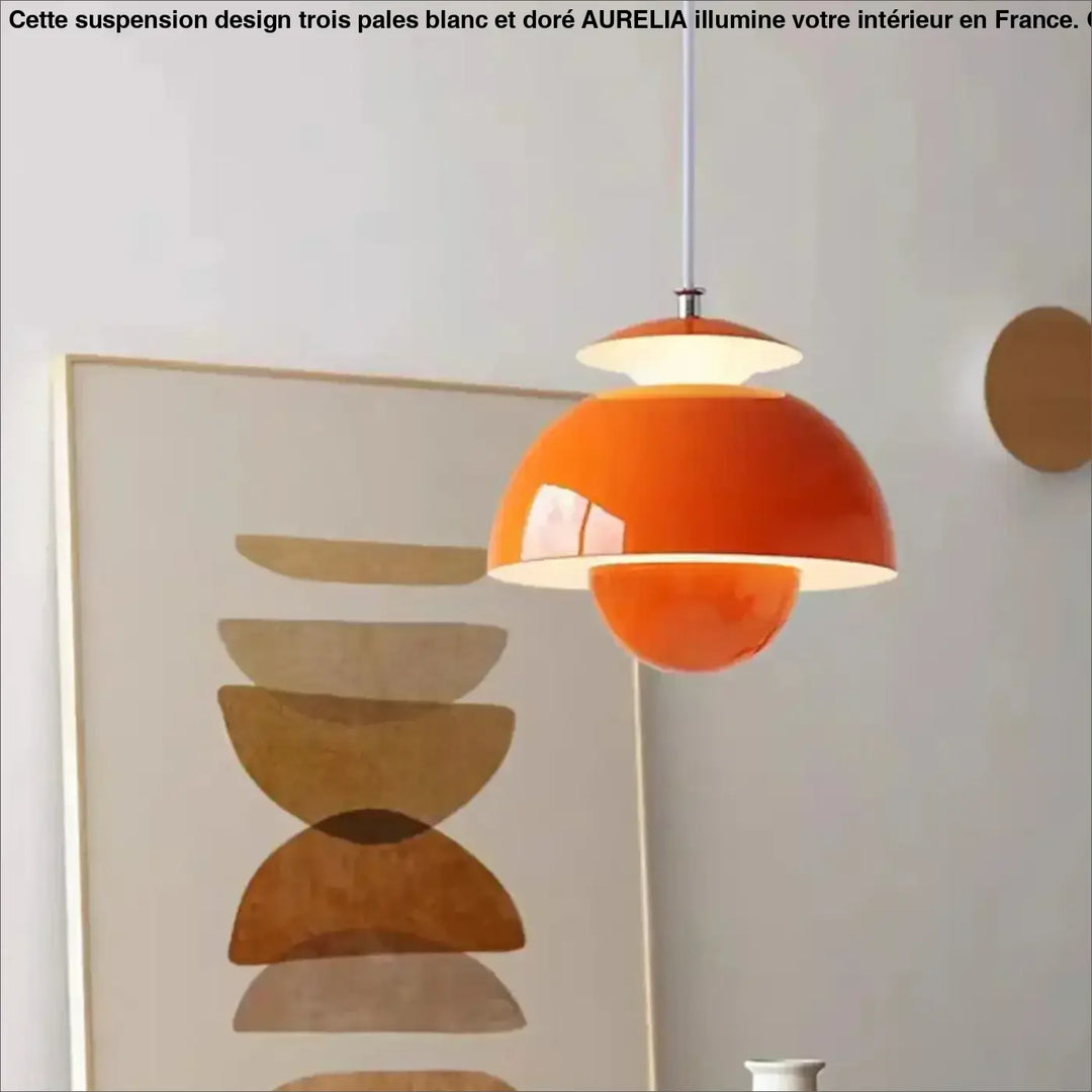Suspension Luminaire Moderne Design Rétro Multicolore