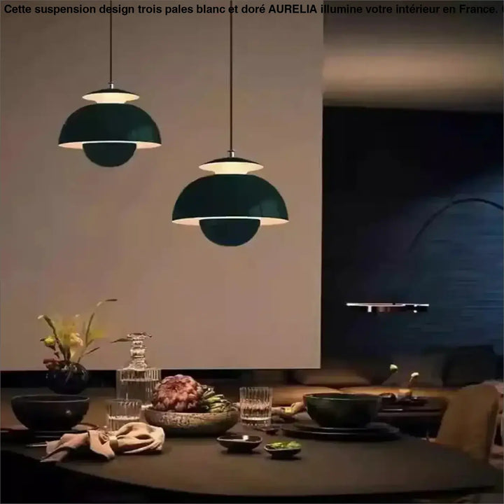Suspension Luminaire Moderne Design Rétro Multicolore